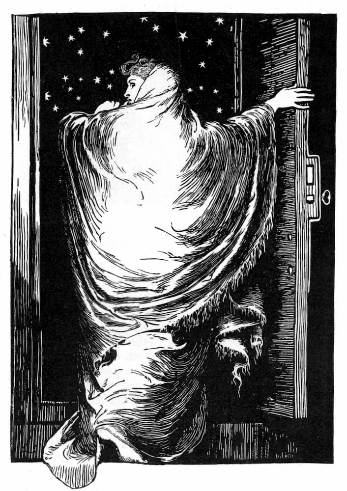 Illustration for the poster of the 1871 stage version