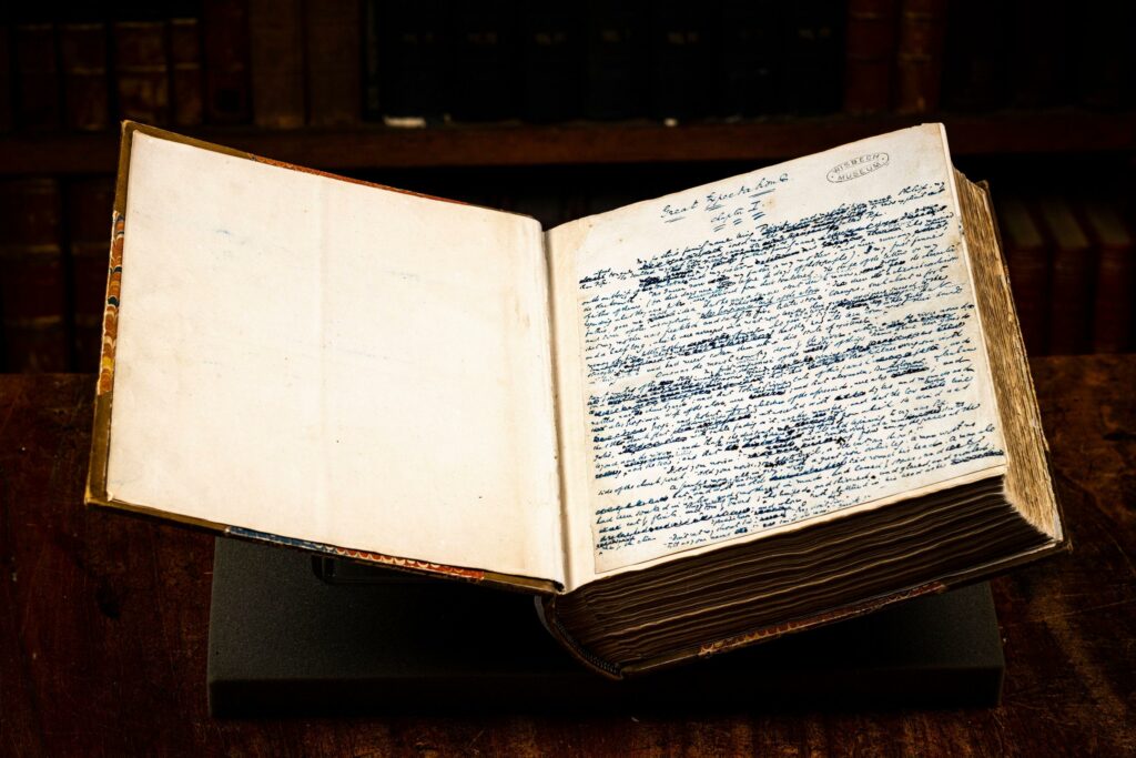 Opening page of the original manuscript of 'Great Expectations'