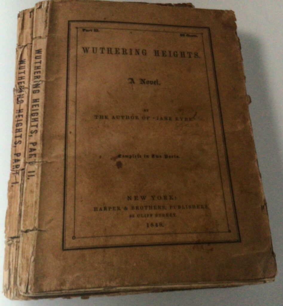 First American edition of 'Wuthering Heights',